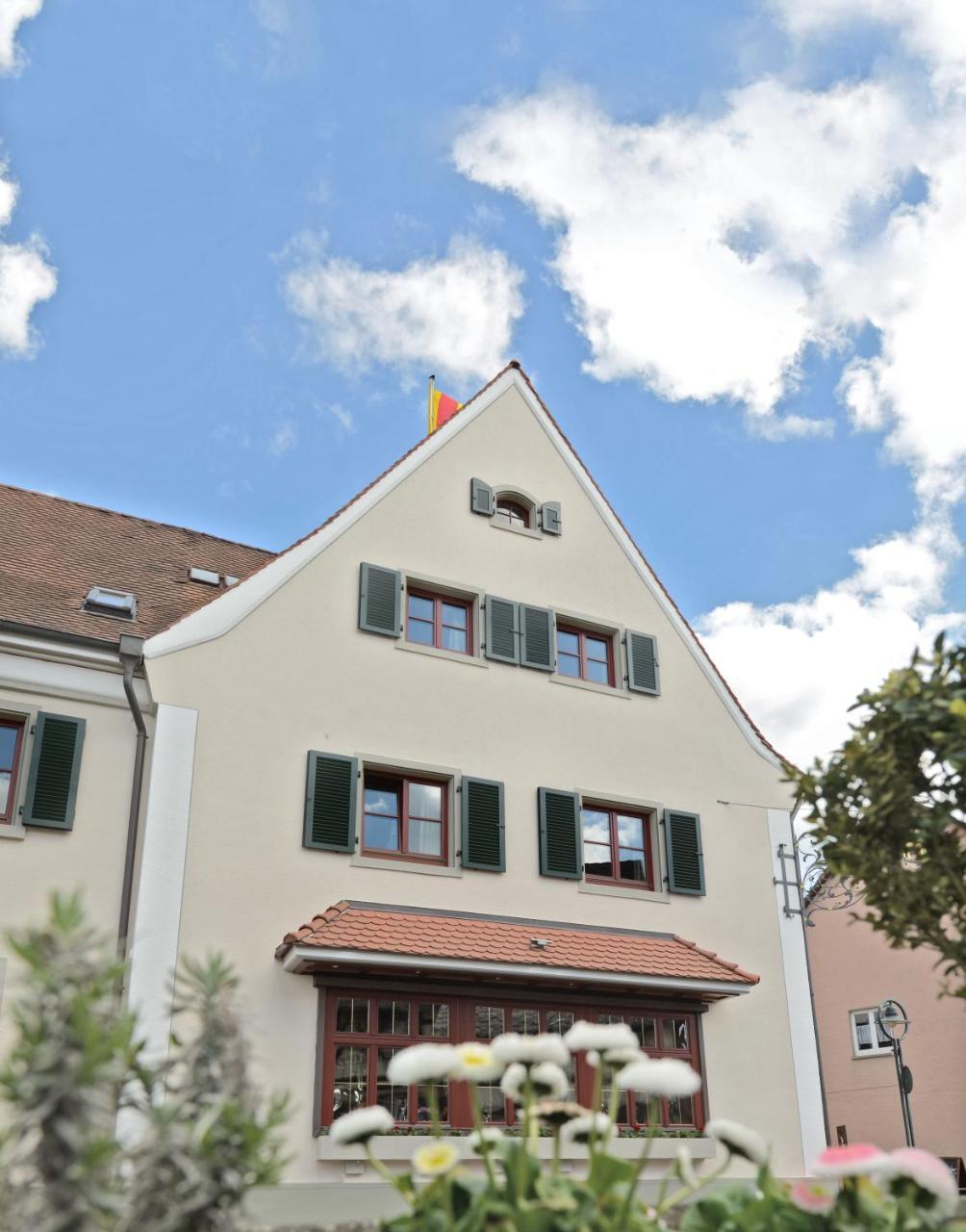 Historisches Gasthaus Hotel Hirschen Horn Ґайнгофен Екстер'єр фото